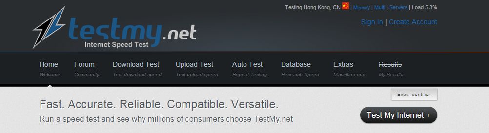 Test My Net: test my internet speed