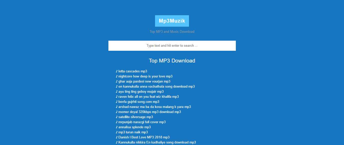 Mp3Muzik - Free Unblocked Music Websites