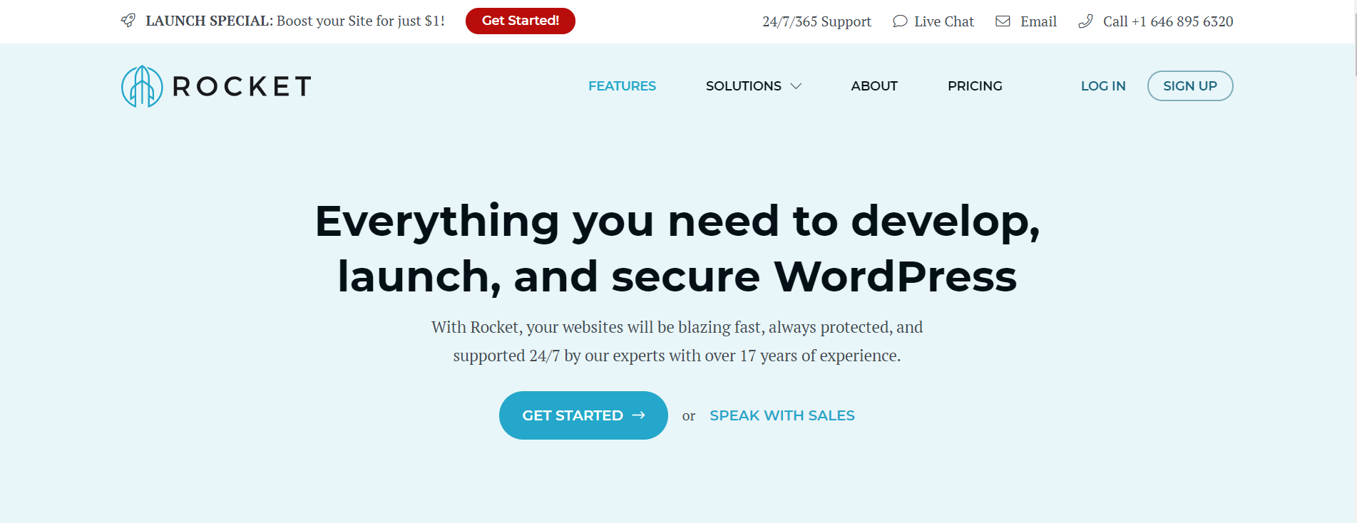 Rocket Review - Managed WordPress Hosting