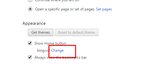 change tab