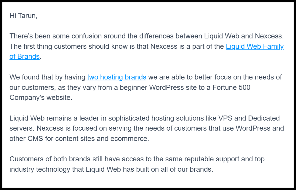 Liquid Web Vs Nexcess