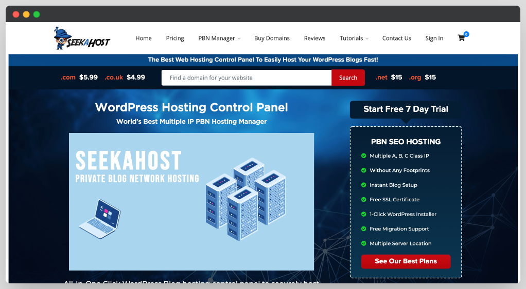 seekahost hosting