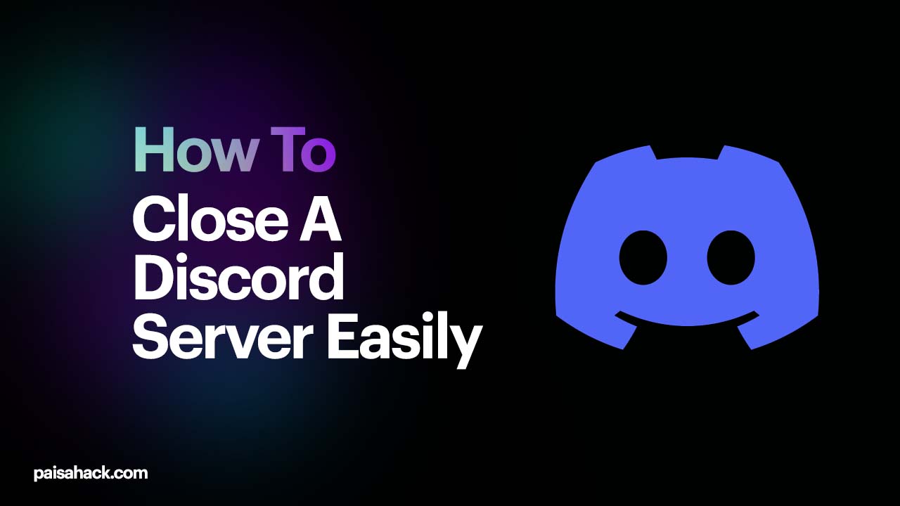 how to delete server on discord