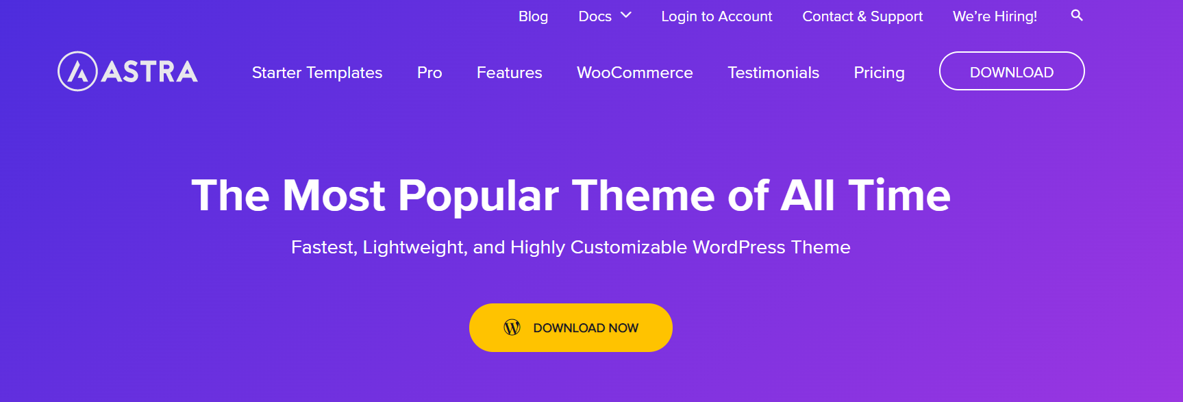  Favorite WordPress Themes - Astra Pro