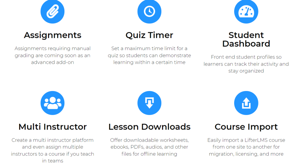 LifterLMS Features