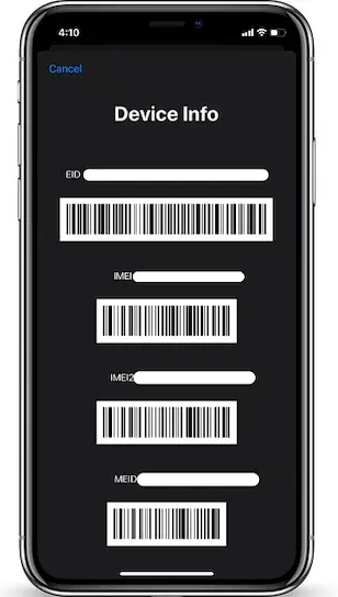 Secret Codes of iPhones : IMEI