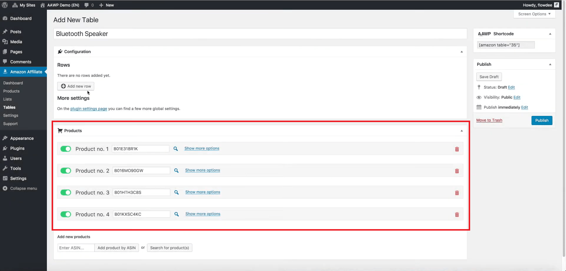 How To Create Amazon Comparison Tables