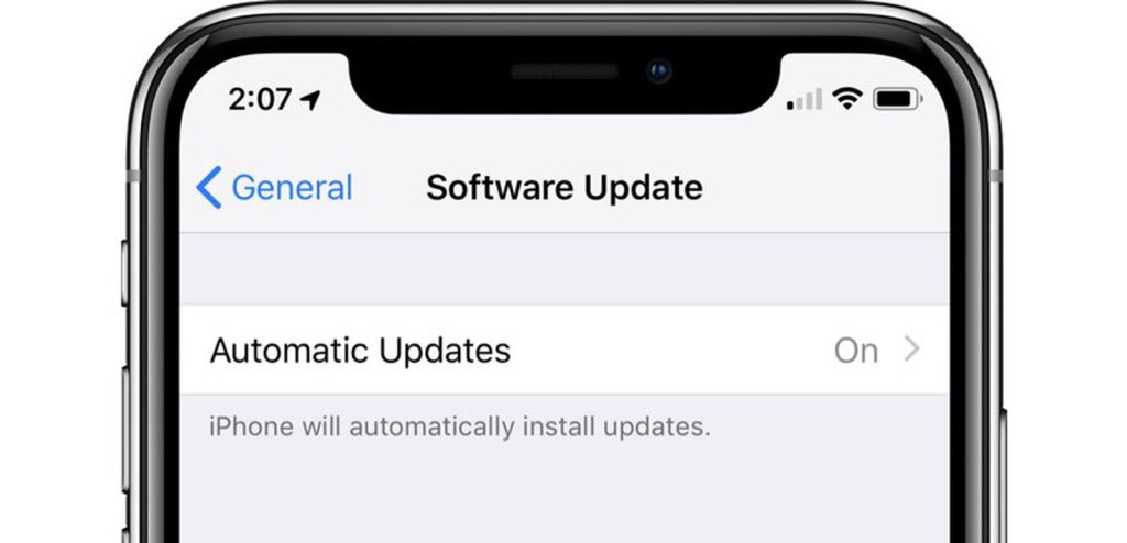 Check For A Software Update