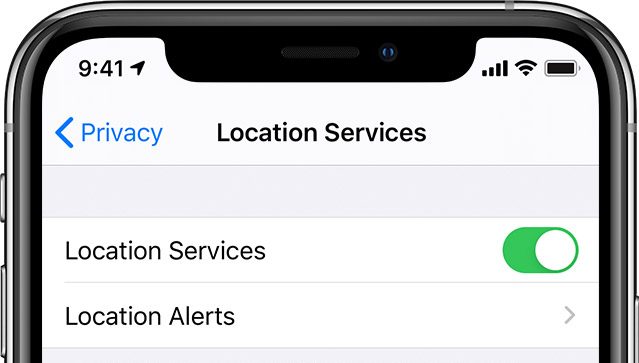 Turn Off Location Services