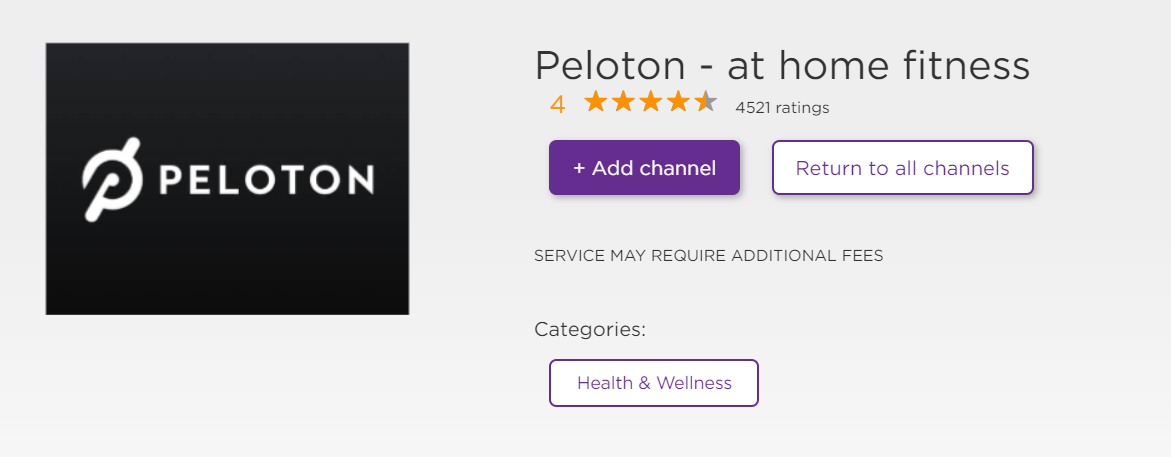 Peloton : Peloton On Roku 