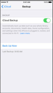 icloud backup