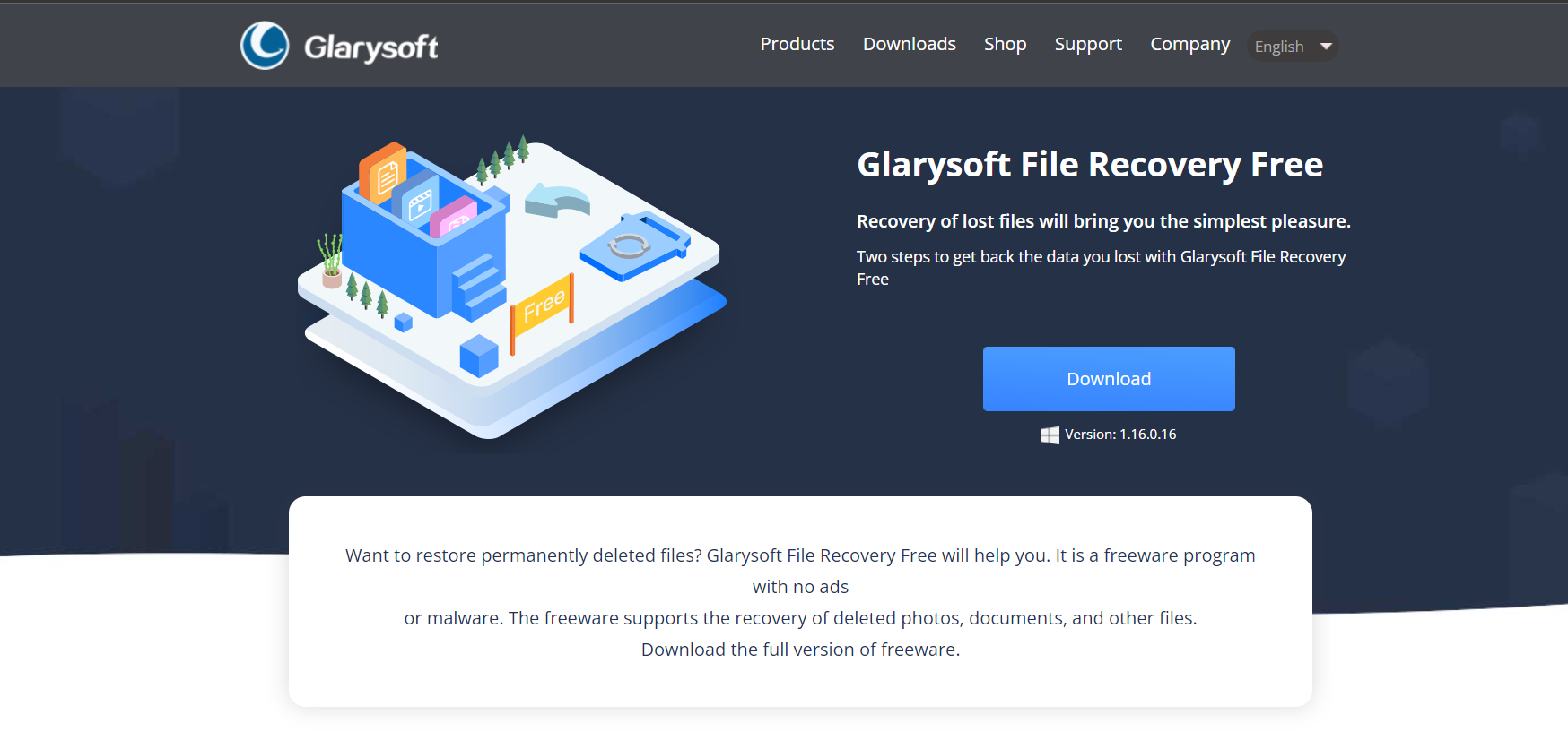 Glary Undelete : Recover Overwritten Files