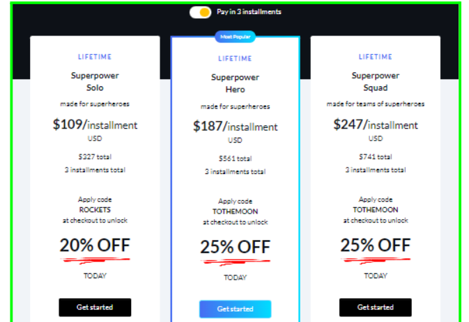 Closercopy Pricing Plans