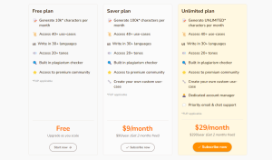 Rytr Premium Plans