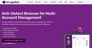 Incogniton- Best Antidetect Browsers