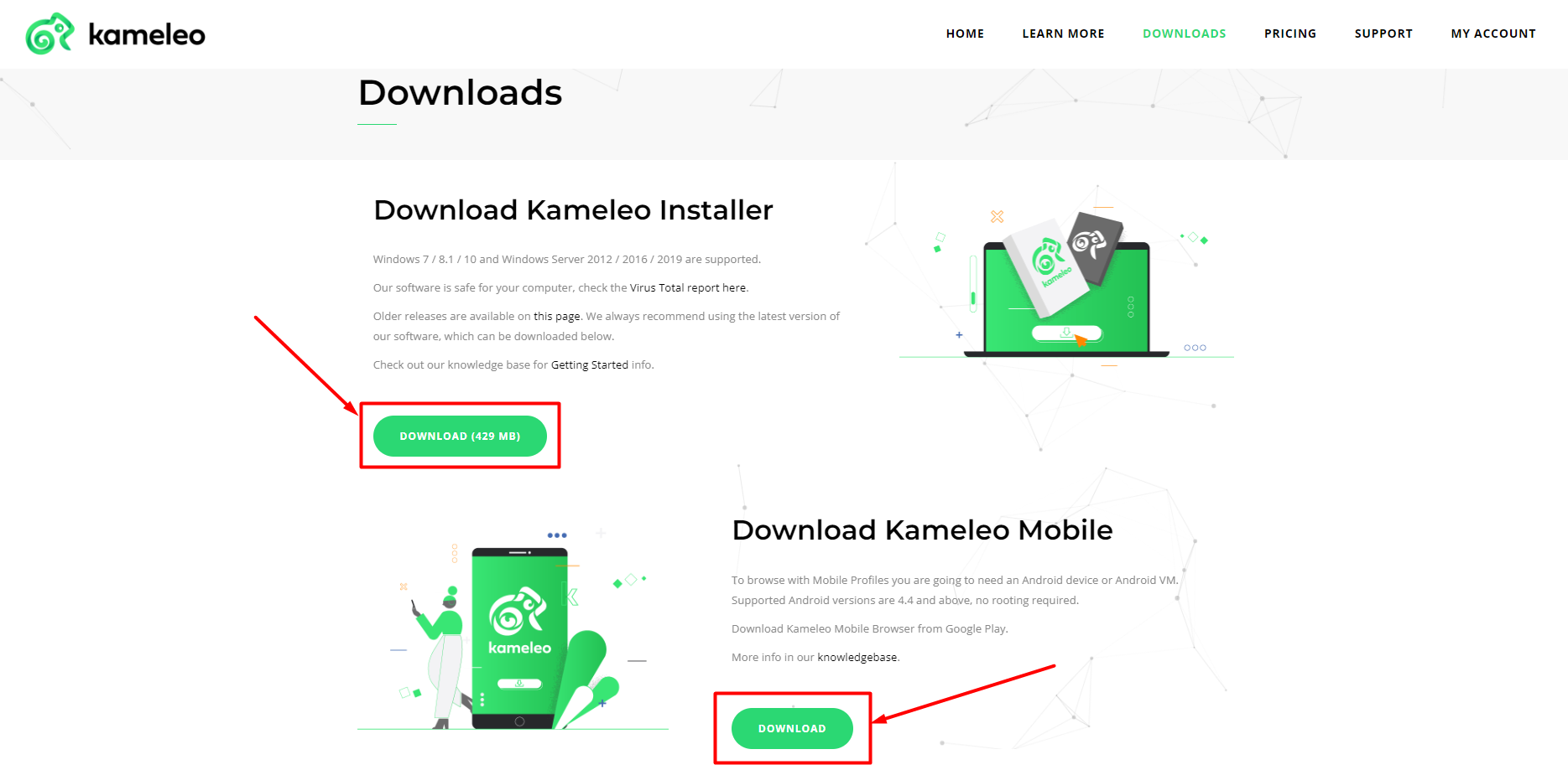 Install Kameleo