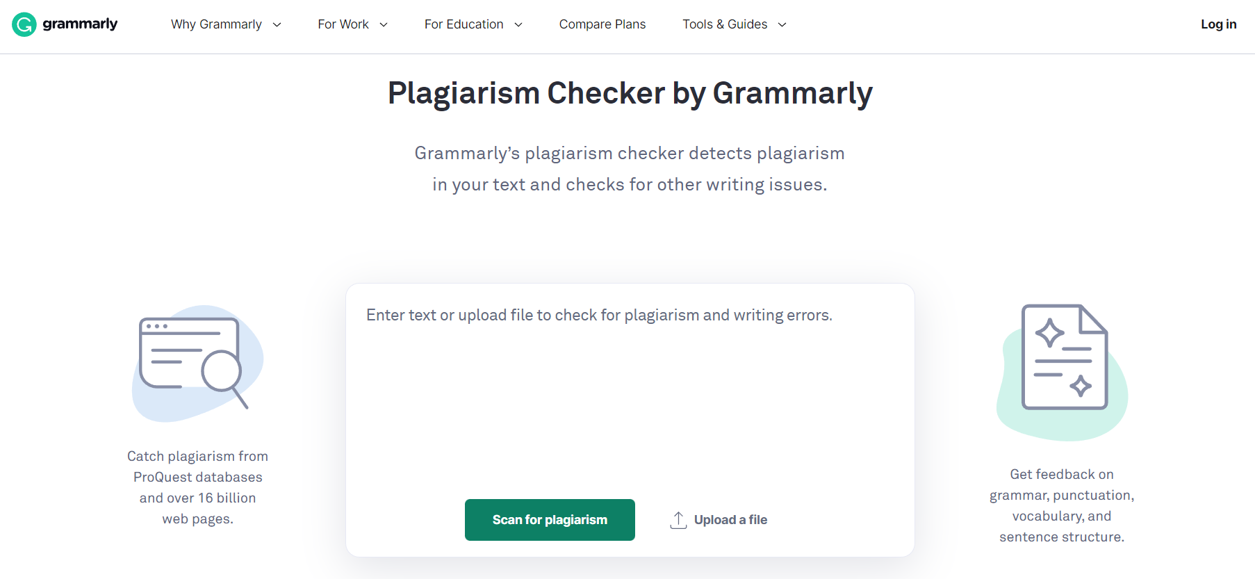 Plagiarism Checker by Grammarly