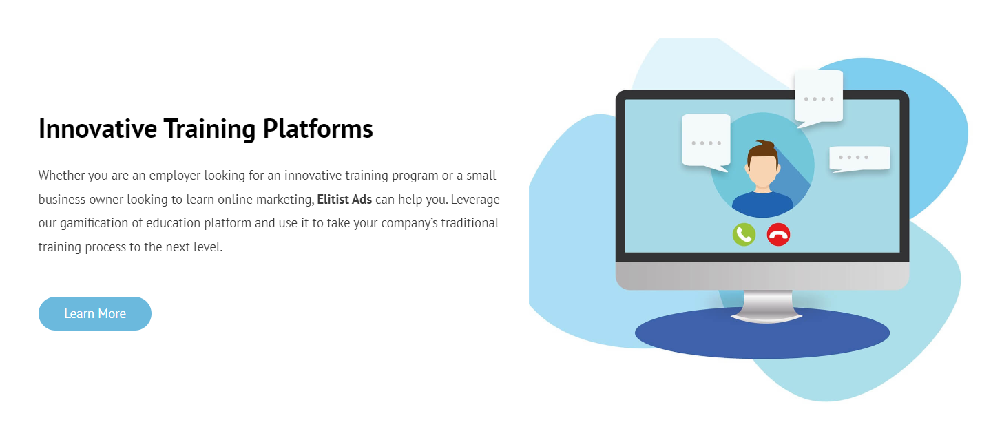 Elitistads Innovative Training Platforms Features