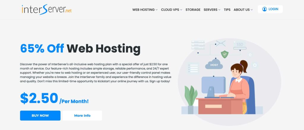 Go To The Official Website Of Interserver To Claim Deal