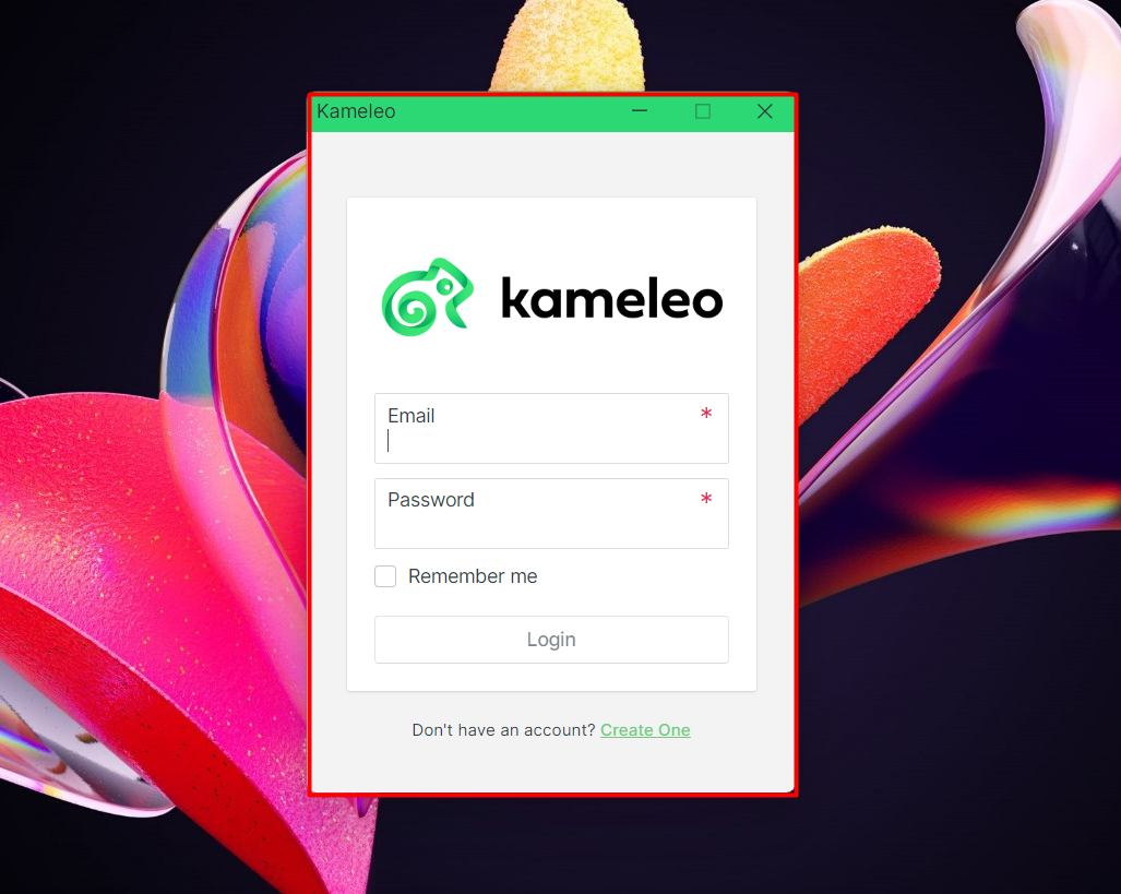 Kameleo Login