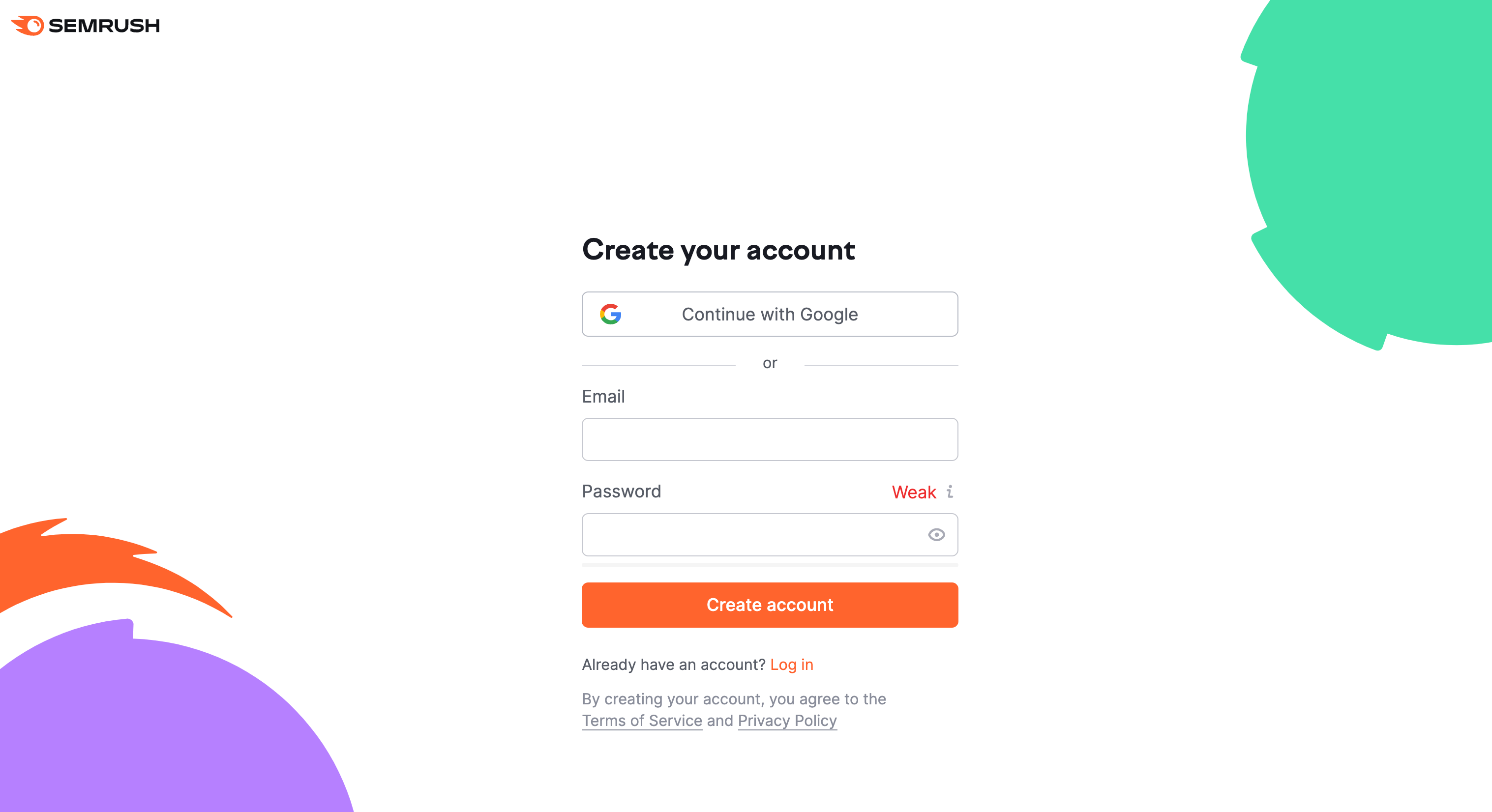 Semrush Signup