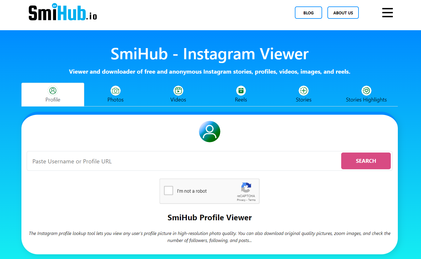 SmiHub- Best Picuki Alternatives