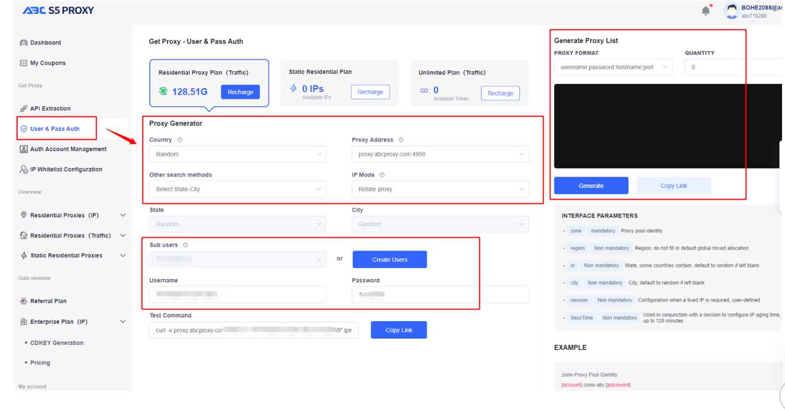 API Extraction for Proxy