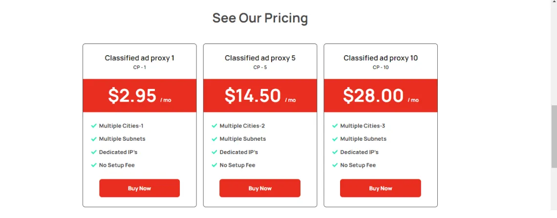 Classified AD proxy services