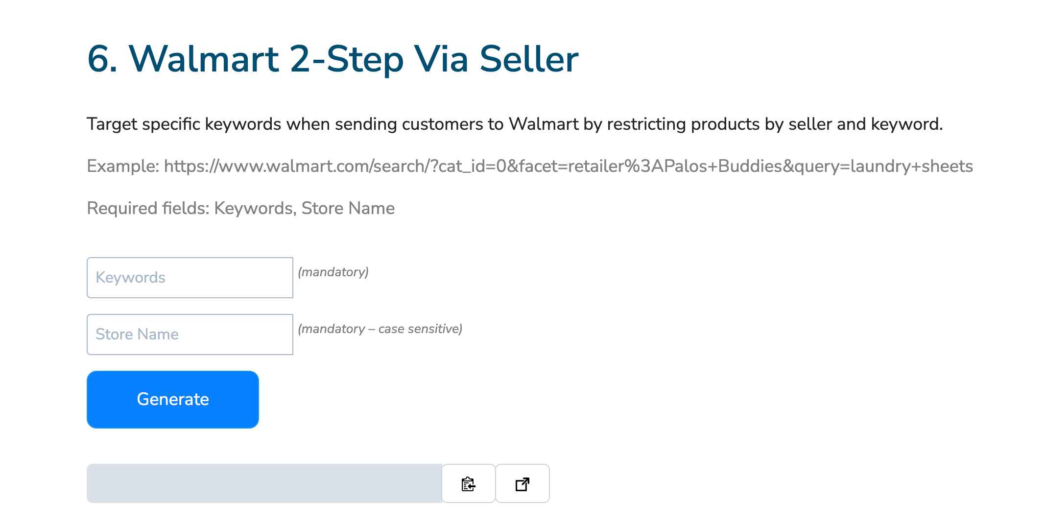  Walmart 2-Step Via Seller